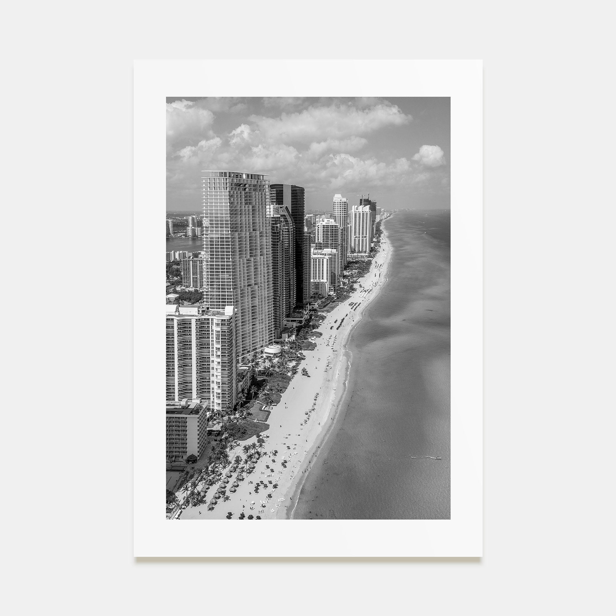 Miami Photo B&W No 2 Poster