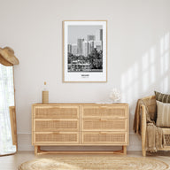 Miami Portrait B&W No 2 Poster