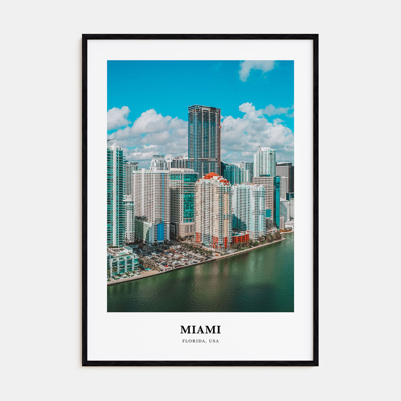 Miami Portrait Color No 1 Poster