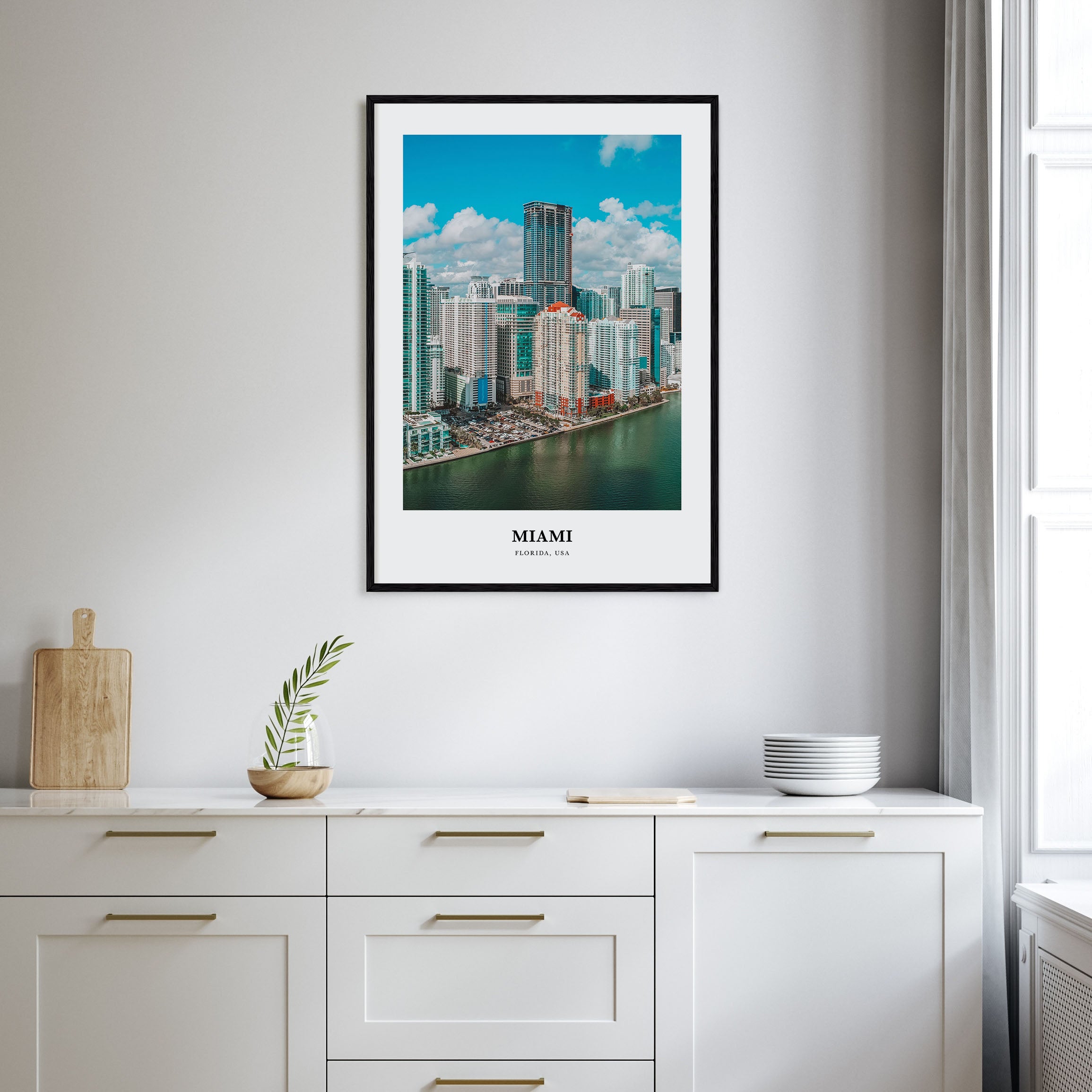 Miami Portrait Color No 1 Poster