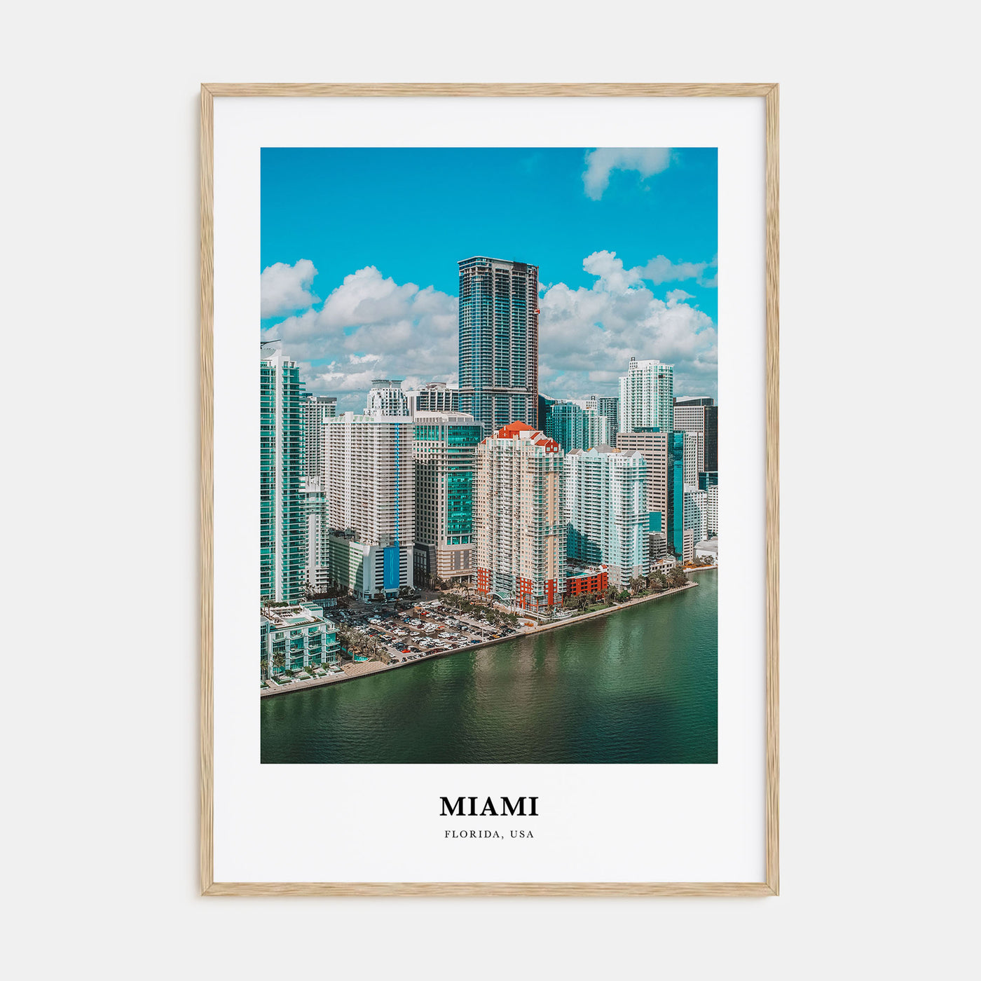 Miami Portrait Color No 1 Poster