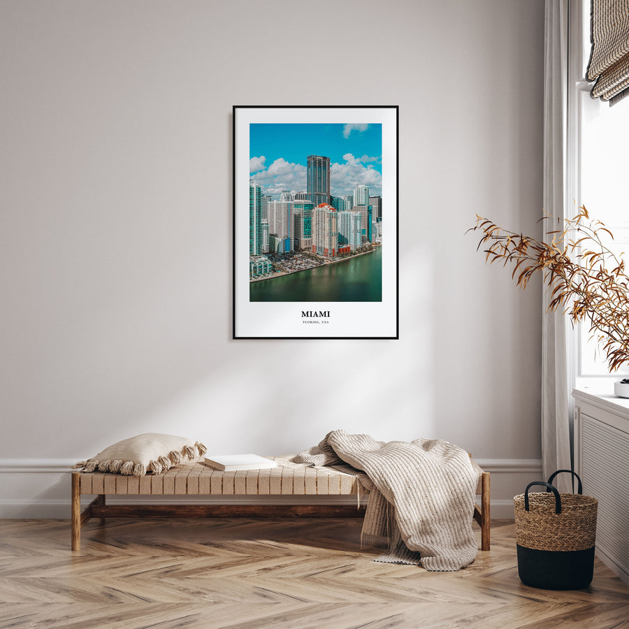 Miami Portrait Color No 1 Poster
