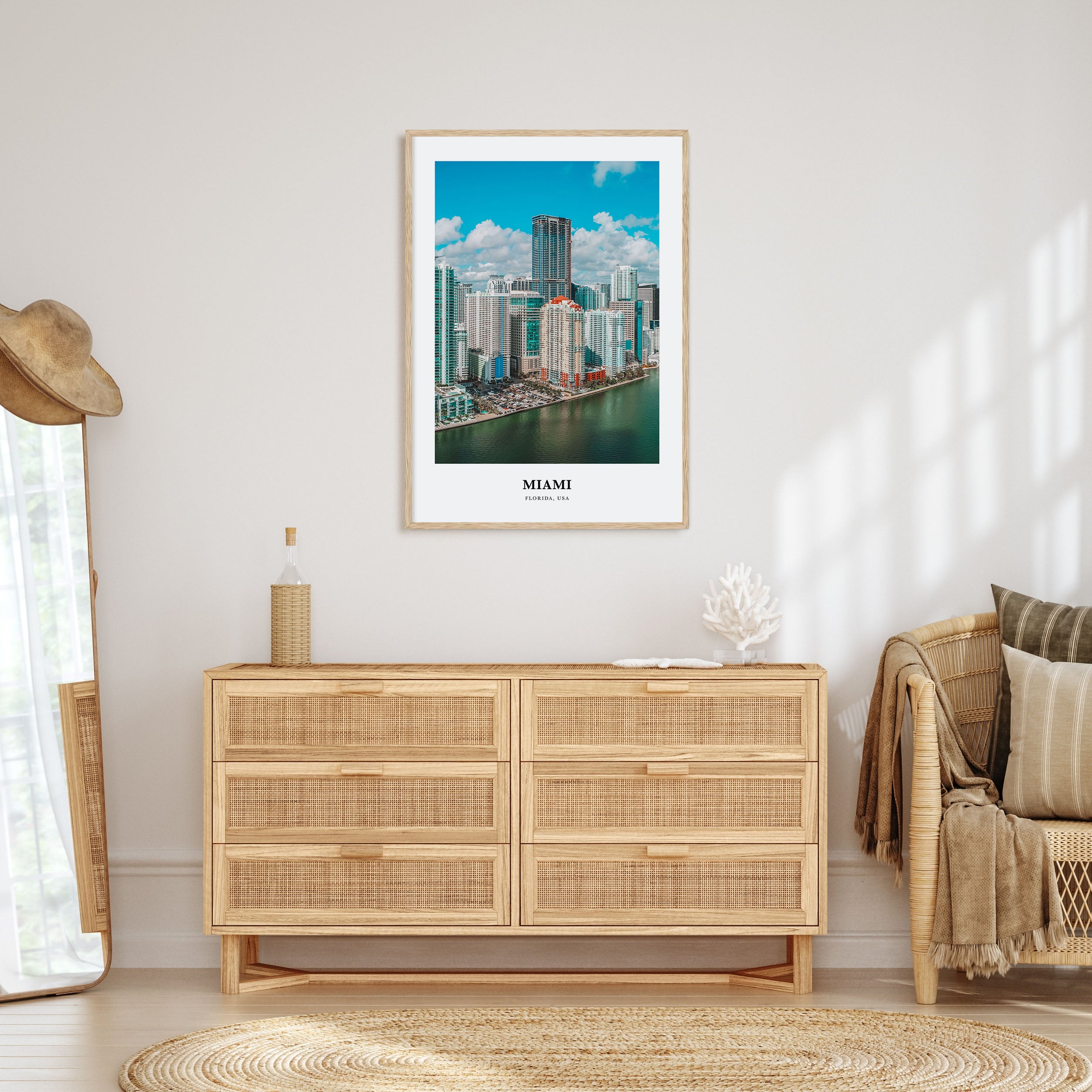 Miami Portrait Color No 1 Poster
