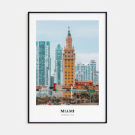 Miami Portrait Color No 2 Poster
