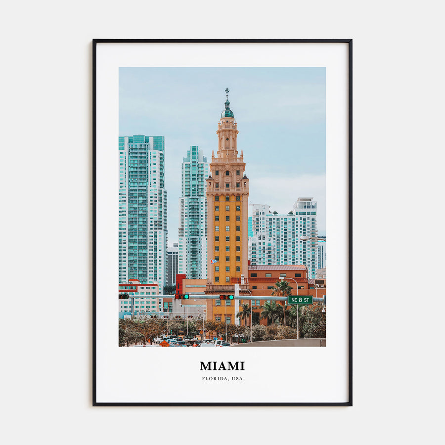 Miami Portrait Color No 2 Poster