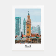 Miami Portrait Color No 2 Poster