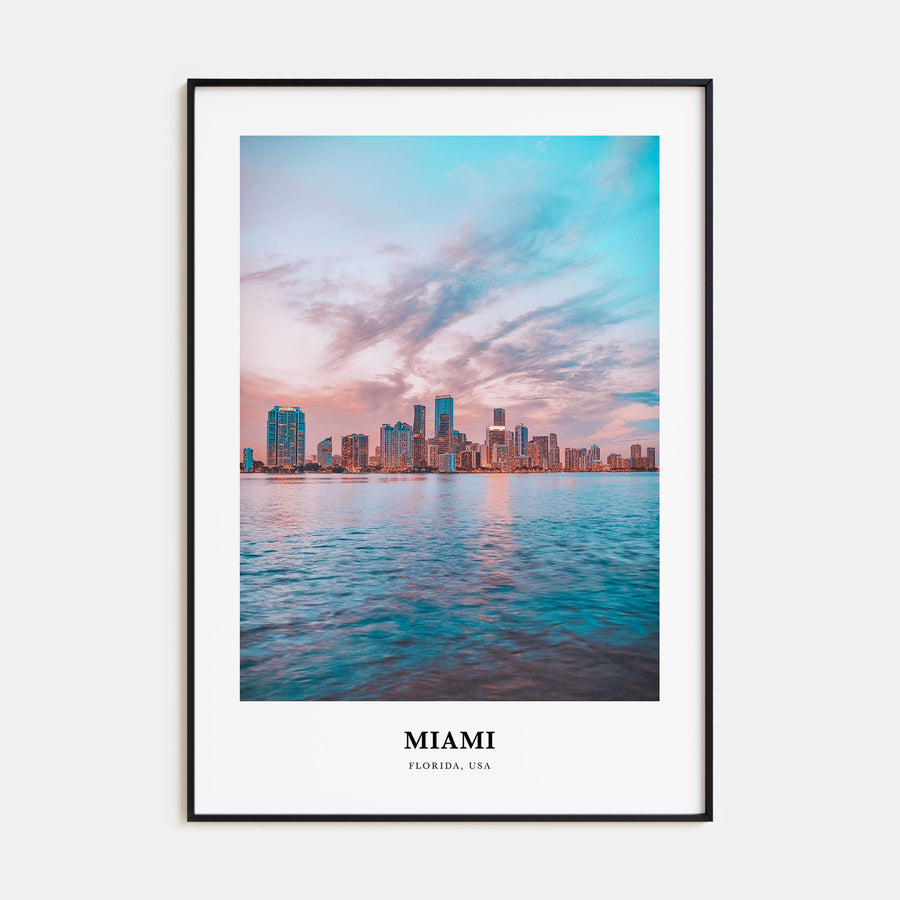 Miami Portrait Color No 3 Poster