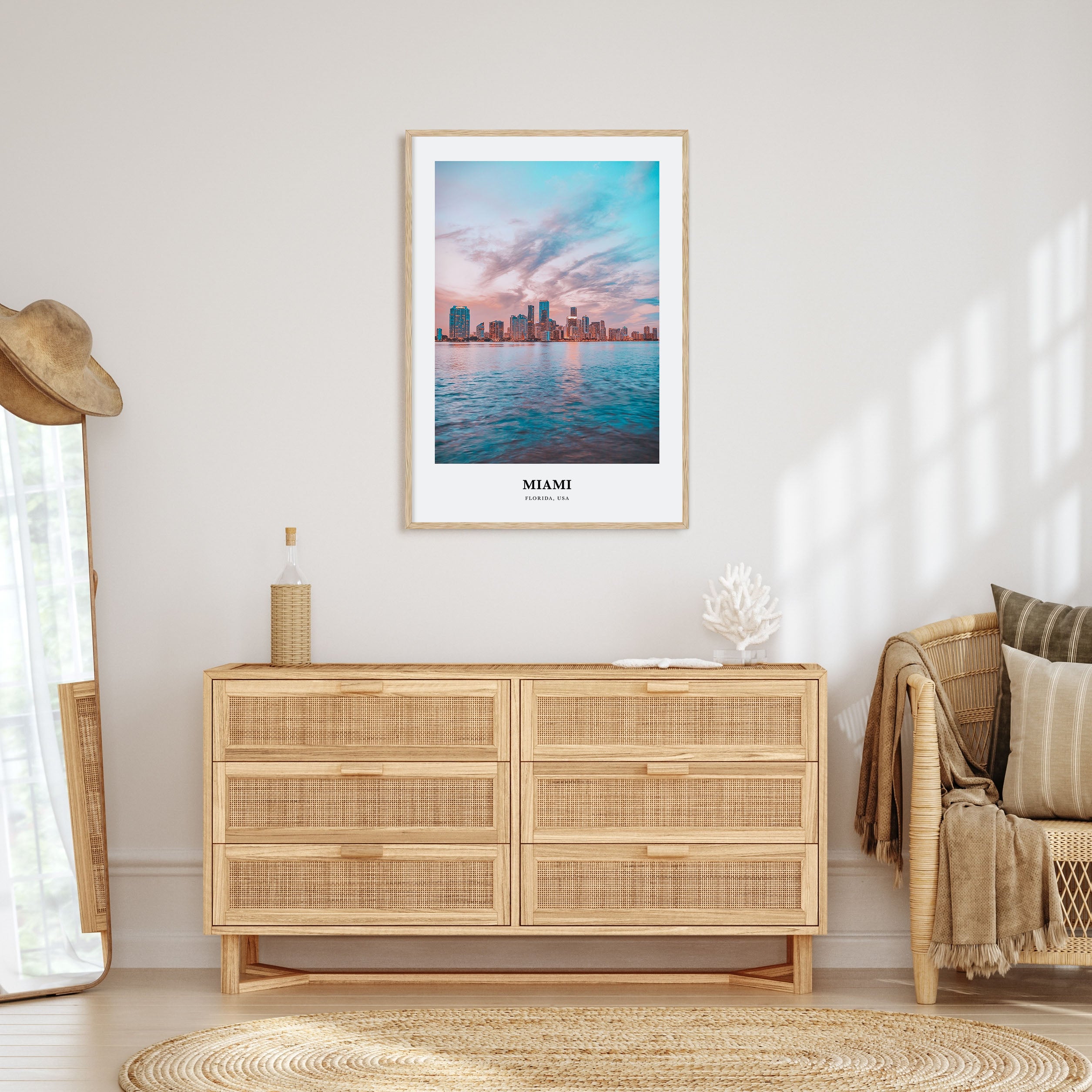 Miami Portrait Color No 3 Poster