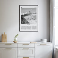 Miami Travel B&W No 1 Poster