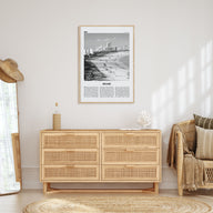 Miami Travel B&W No 1 Poster