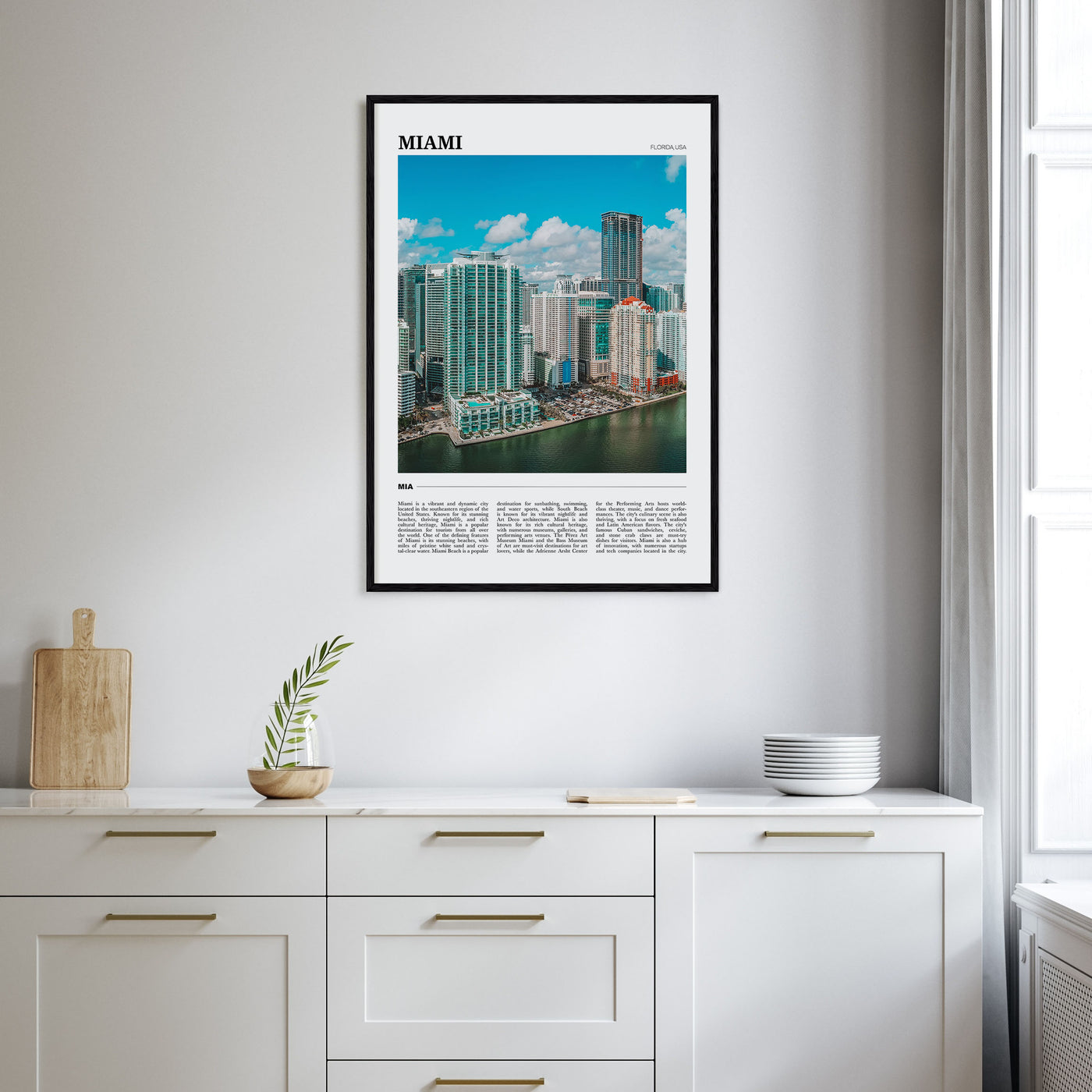 Miami Travel Color No 1 Poster