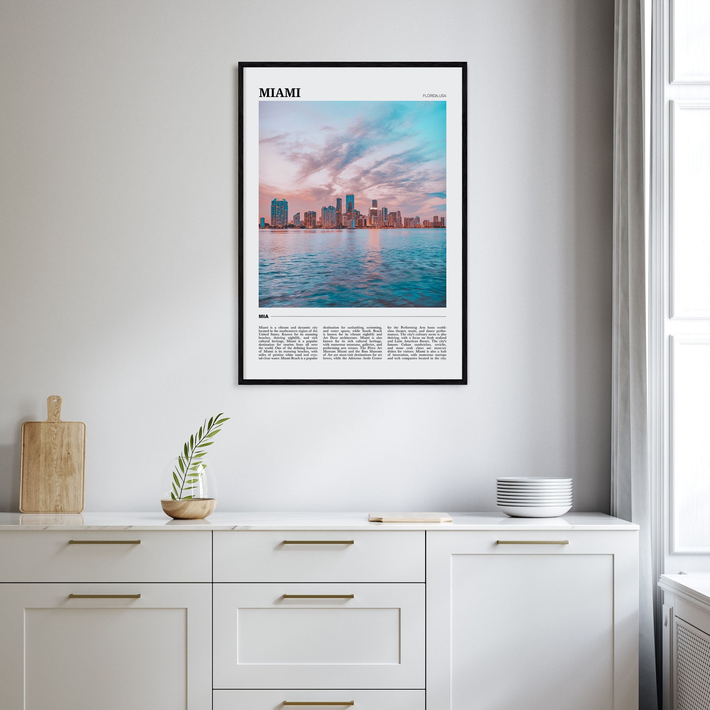Miami Travel Color No 3 Poster