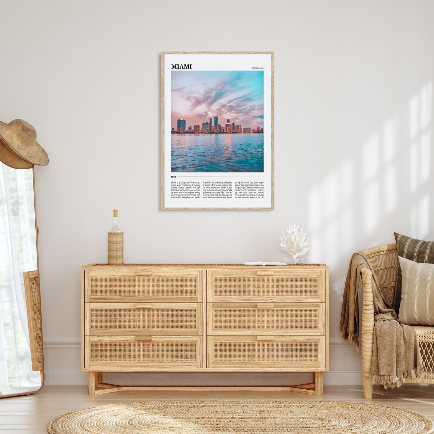 Miami Travel Color No 3 Poster