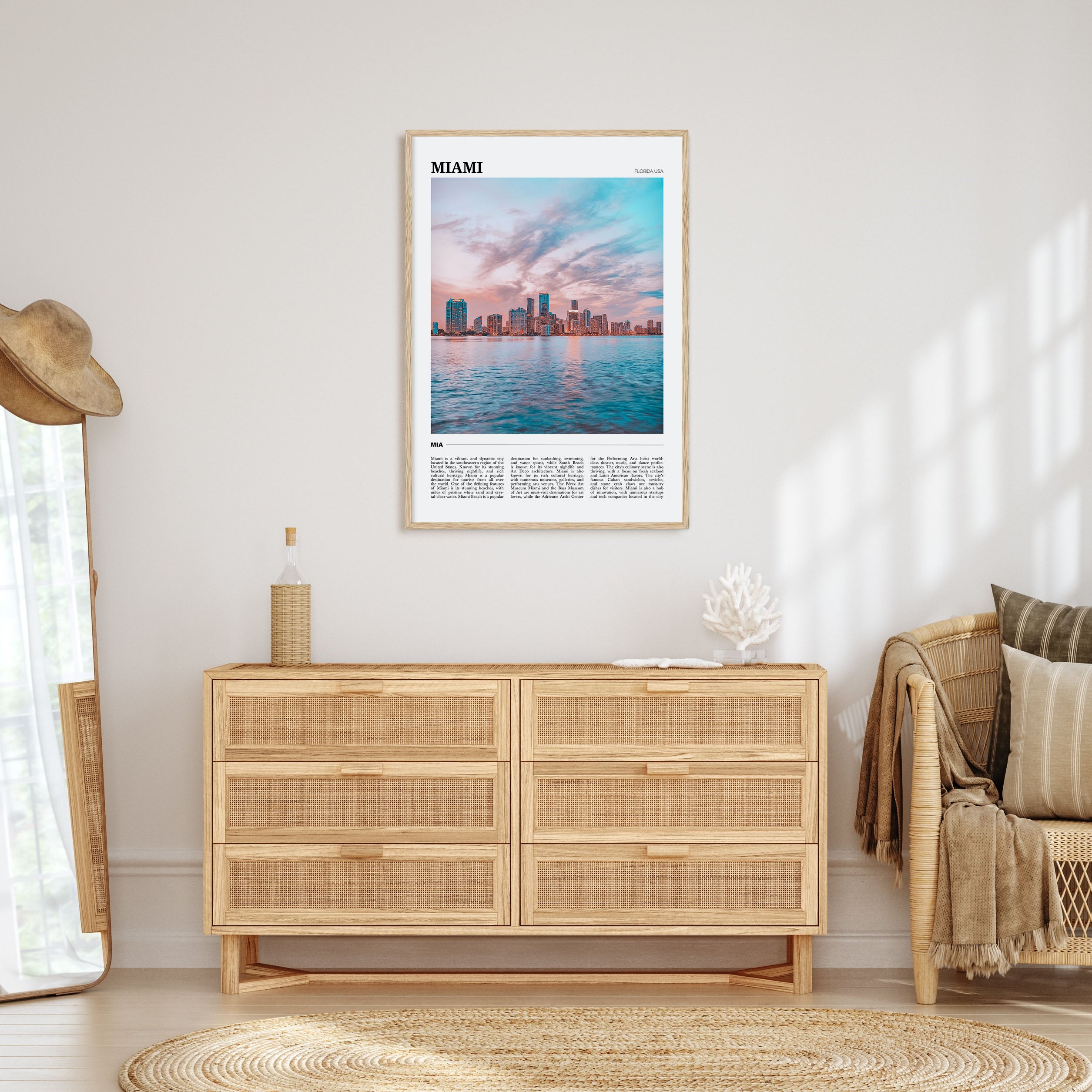Miami Travel Color No 3 Poster