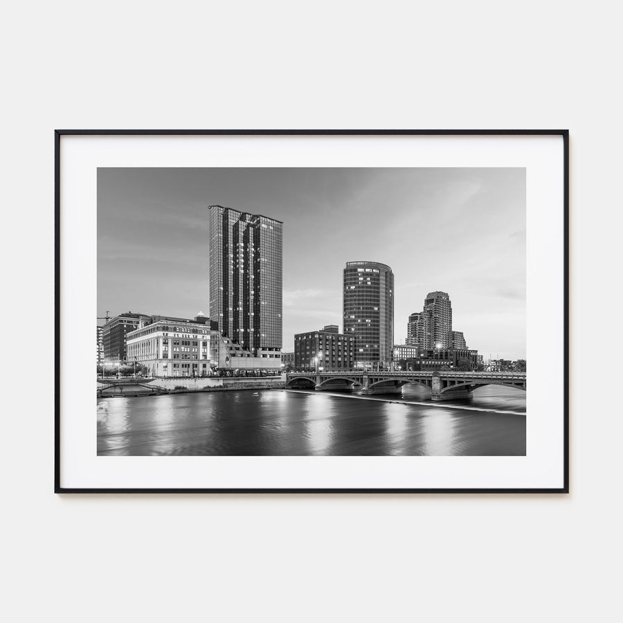 Michigan Landscape B&W Poster