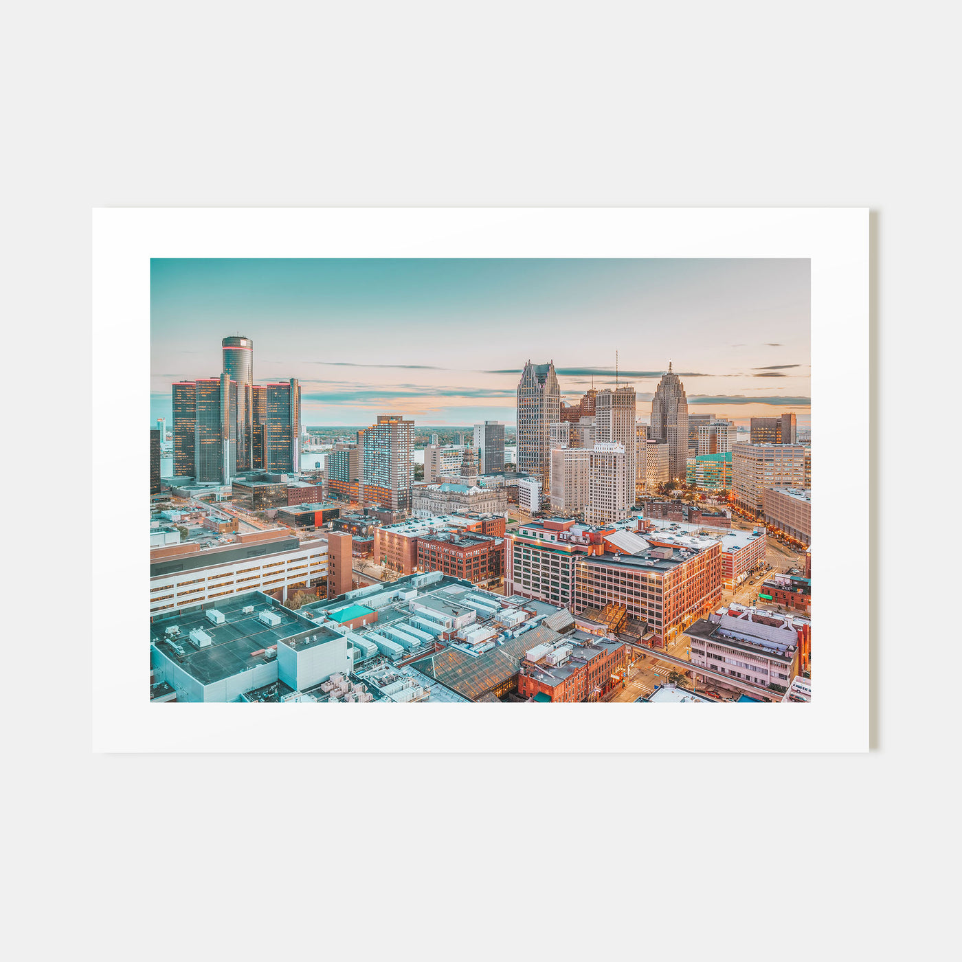 Michigan Landscape Color Poster