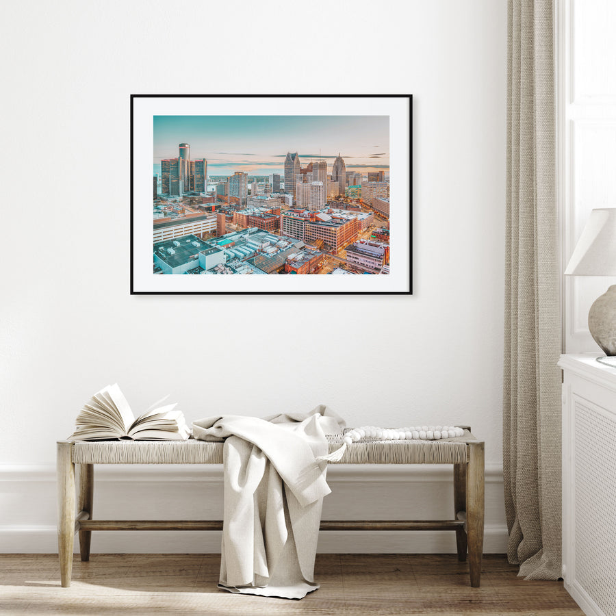 Michigan Landscape Color Poster