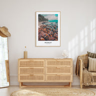 Michigan Portrait Color No 1 Poster