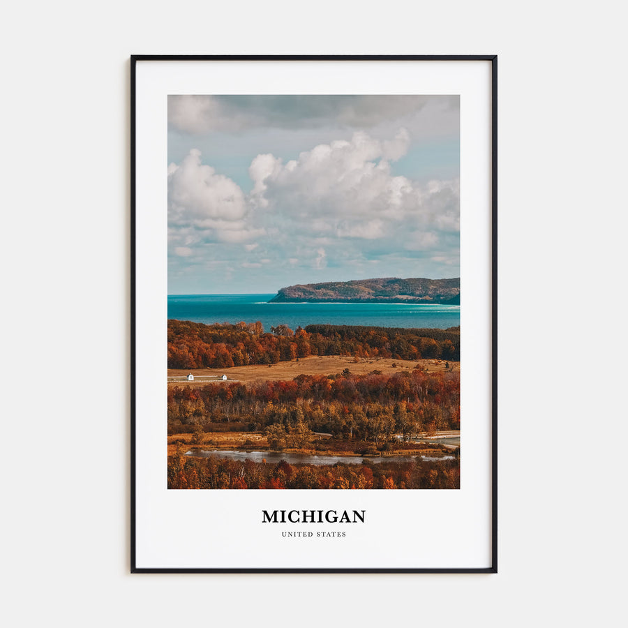 Michigan Portrait Color No 2 Poster
