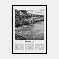 Michigan Travel B&W No 2 Poster