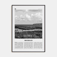 Michigan Travel B&W No 3 Poster