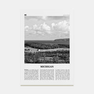 Michigan Travel B&W No 3 Poster