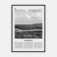 Michigan Travel B&W No 3 Poster