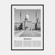 Michigan Travel B&W No 4 Poster
