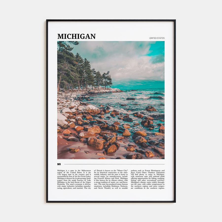 Michigan Travel Color No 1 Poster