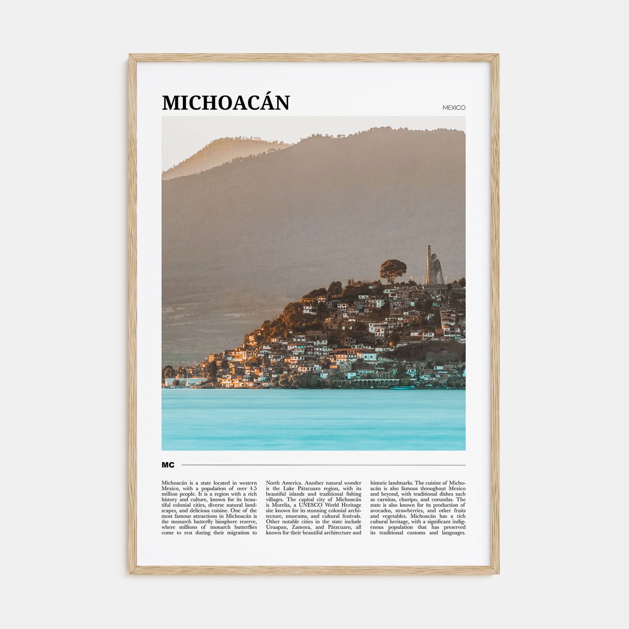 Michoacán Travel Color No 1 Poster