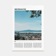 Michoacán Travel Color No 2 Poster