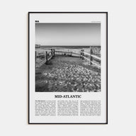 Mid-Atlantic Travel B&W Poster
