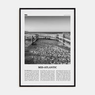 Mid-Atlantic Travel B&W Poster