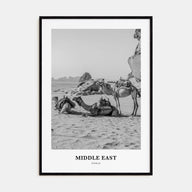 Middle East Portrait B&W Poster