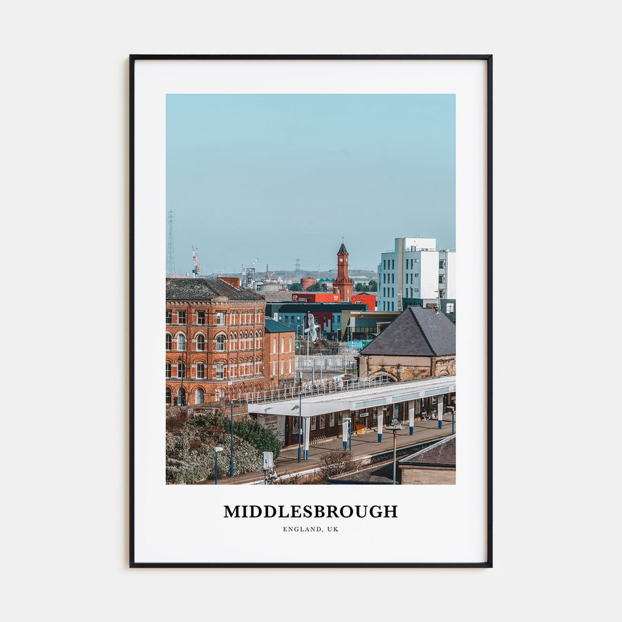Middlesbrough Portrait Color Poster