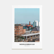 Middlesbrough Portrait Color Poster