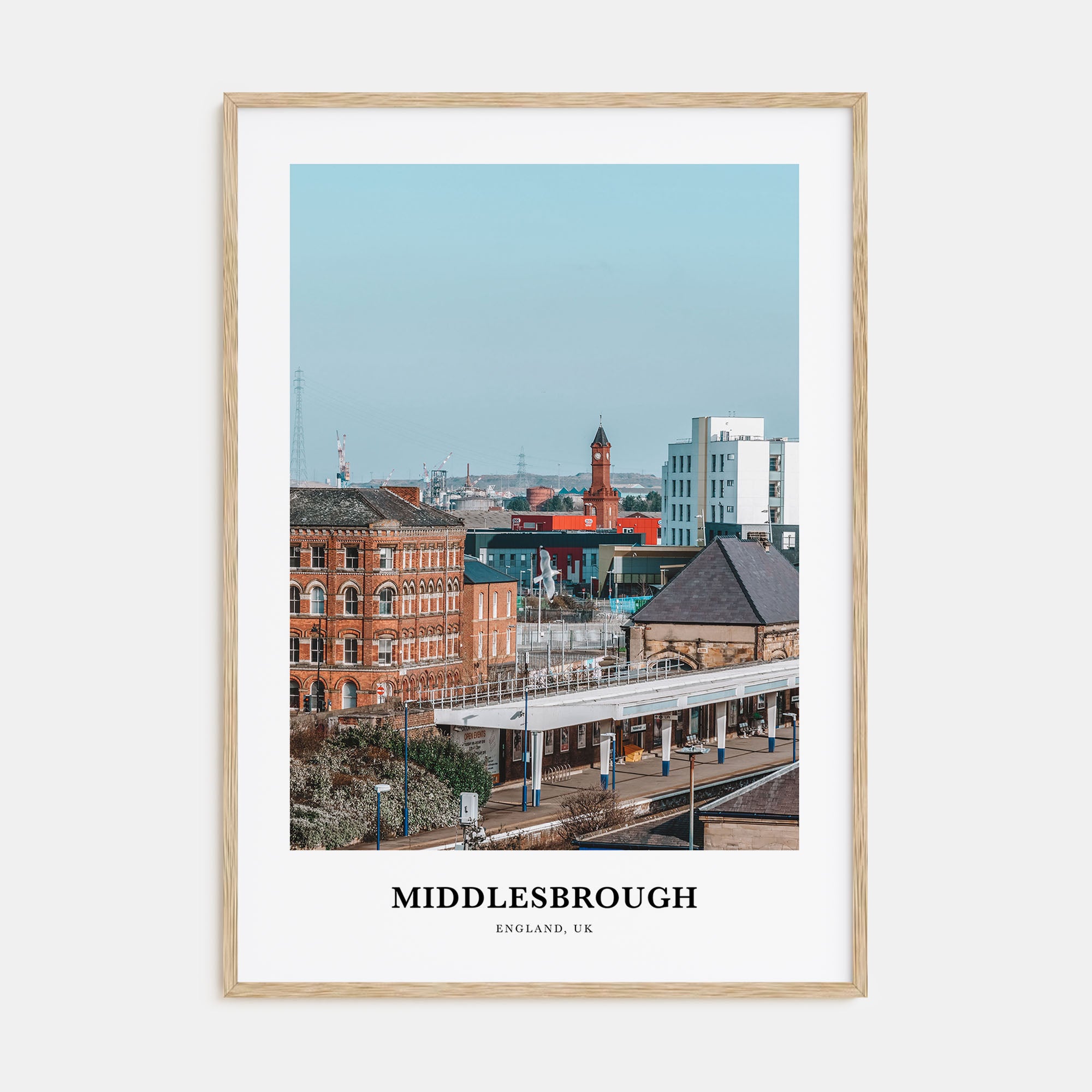 Middlesbrough Portrait Color Poster