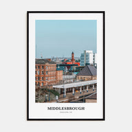 Middlesbrough Portrait Color Poster