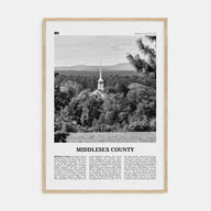 Middlesex County Travel B&W Poster