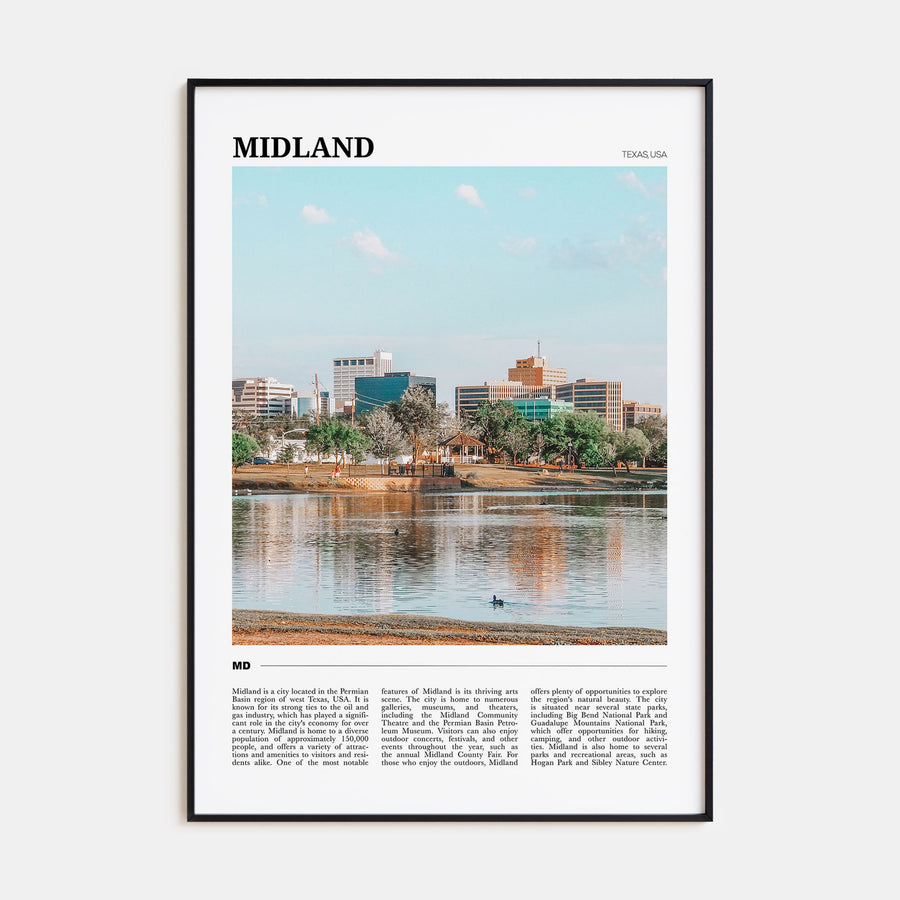 Midland Travel Color Poster