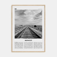 Midwest Travel B&W Poster