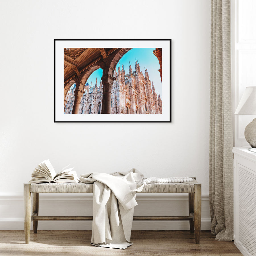 Milan Landscape Color Poster