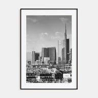 Milan Photo B&W Poster