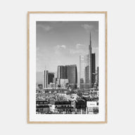 Milan Photo B&W Poster