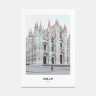 Milan Portrait Color Poster