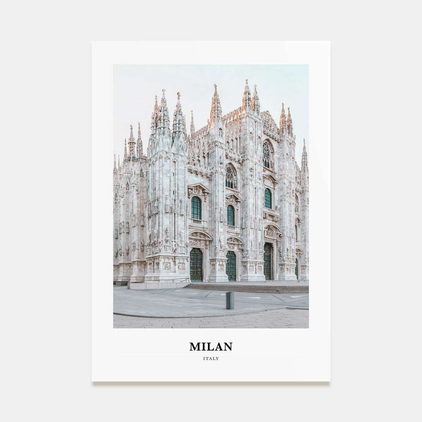 Milan Portrait Color Poster