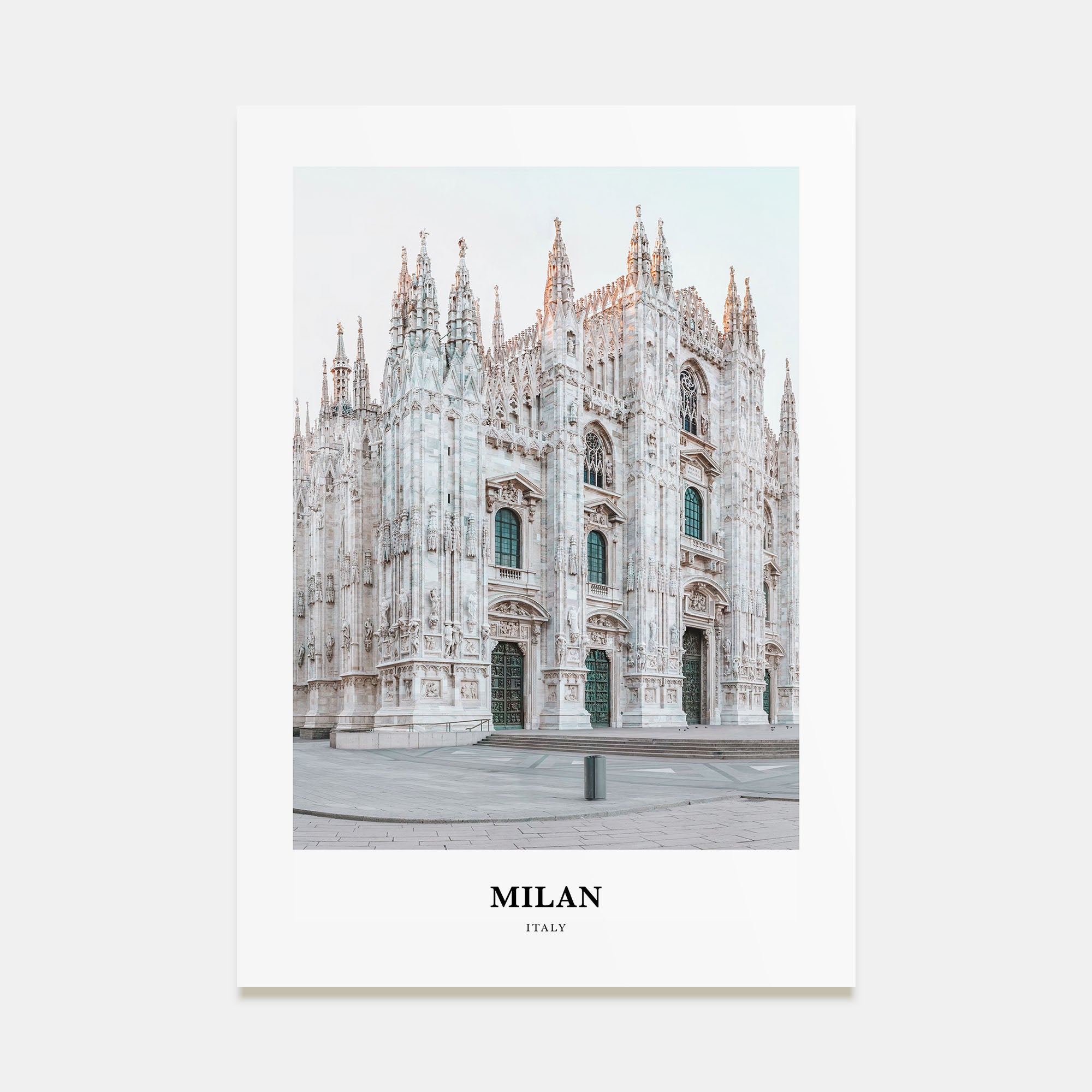 Milan Portrait Color Poster