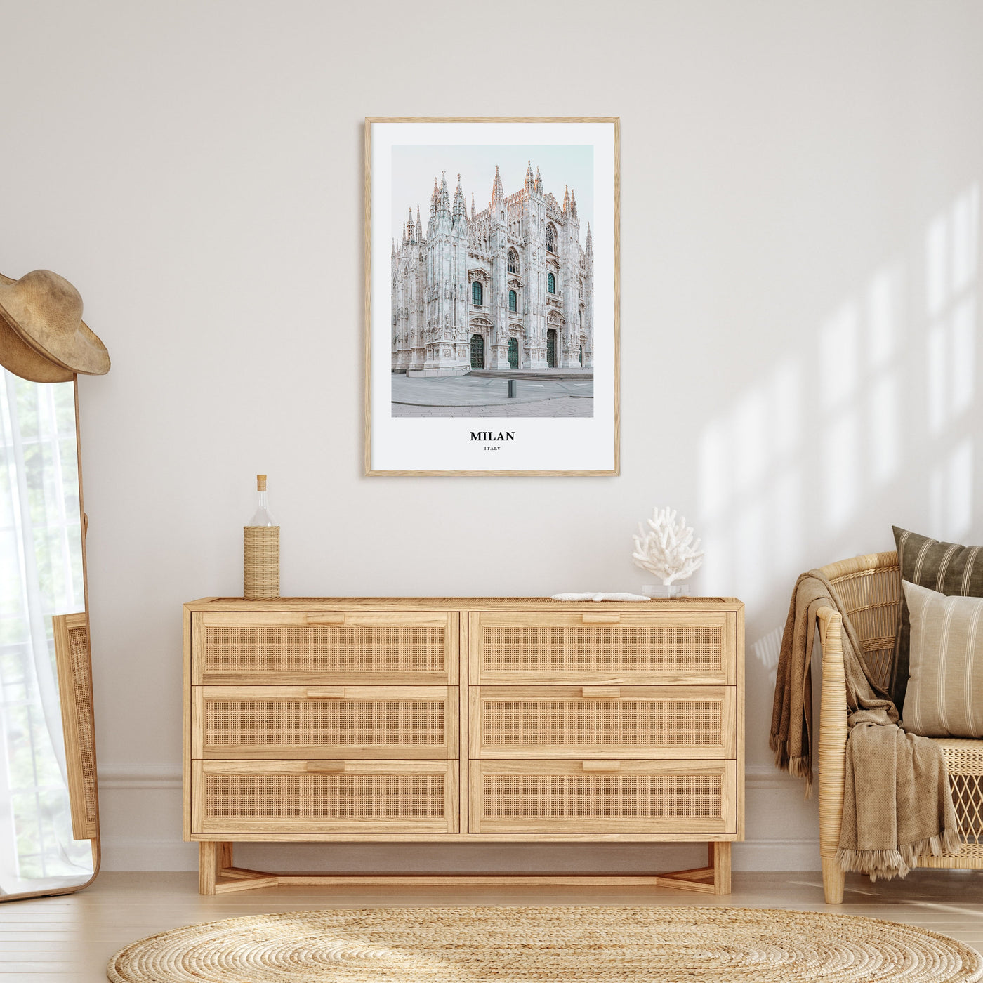 Milan Portrait Color Poster
