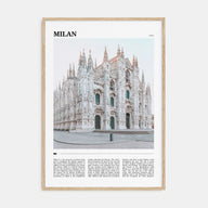 Milan Travel Color Poster