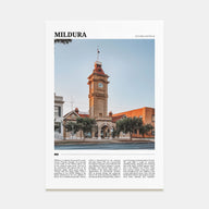 Mildura Travel Color Poster